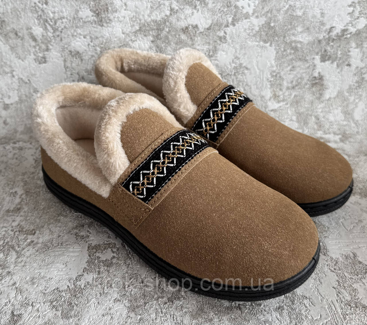 Тапочки жіночі (37-41) утеплені Даго Стиль оптом, фото 1