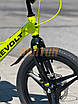 Дитячий велосипед 18" Corso Revolt MG-18340 чорно-жовтий на зріст 105-115 см, фото 4