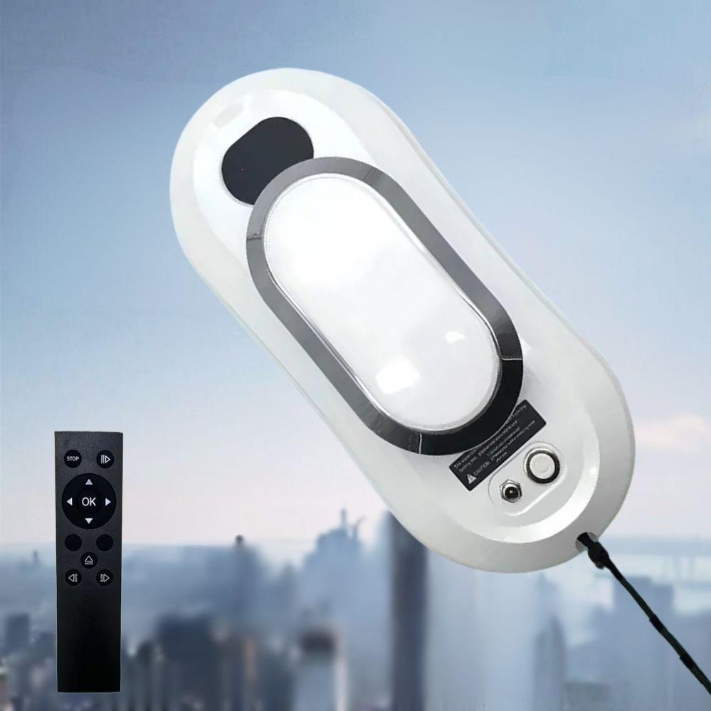 Робот для миття вікон дзеркал вітрин автоматичний з пультом інтелектуальний вакуумний склоочисник, фото 1