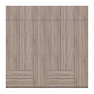 Шафа для одягу Doros Лукас Дуб сонома 3+3 ДСП 240х50х240 DRS-011703 (42005107), фото 4