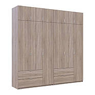 Шафа для одягу Doros Лукас Дуб сонома 3+3 ДСП 240х50х240 DRS-011703 (42005107), фото 6