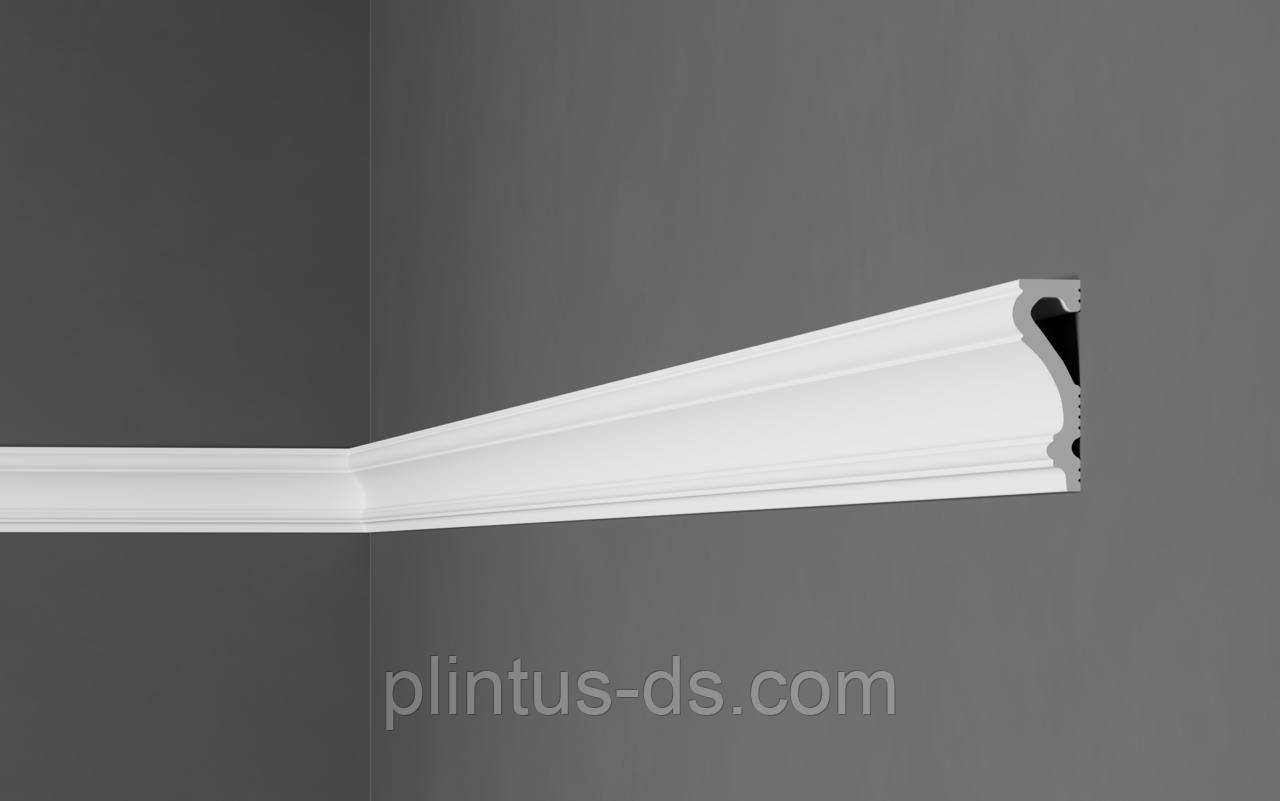 Дюрополімерний підлоговий плінтус BF-02, 100х12х2400, фото 1