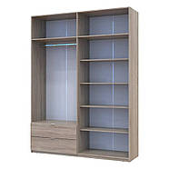 Шафа для одягу Doros Лукас Дуб Сонома 180х50х240 DRS-011620 (80737731), фото 3