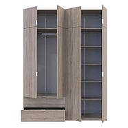 Шафа для одягу Doros Лукас Дуб Сонома 180х50х240 DRS-011620 (80737731), фото 5