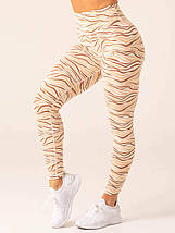 Легінси Ryderwear Unstoppable High Waisted Scrunch Leggings - Vanilla Zebra L, фото 3