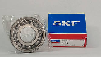Підшипник 6203 SKF (203) розміри: 17*40*12 кульковий радіальний