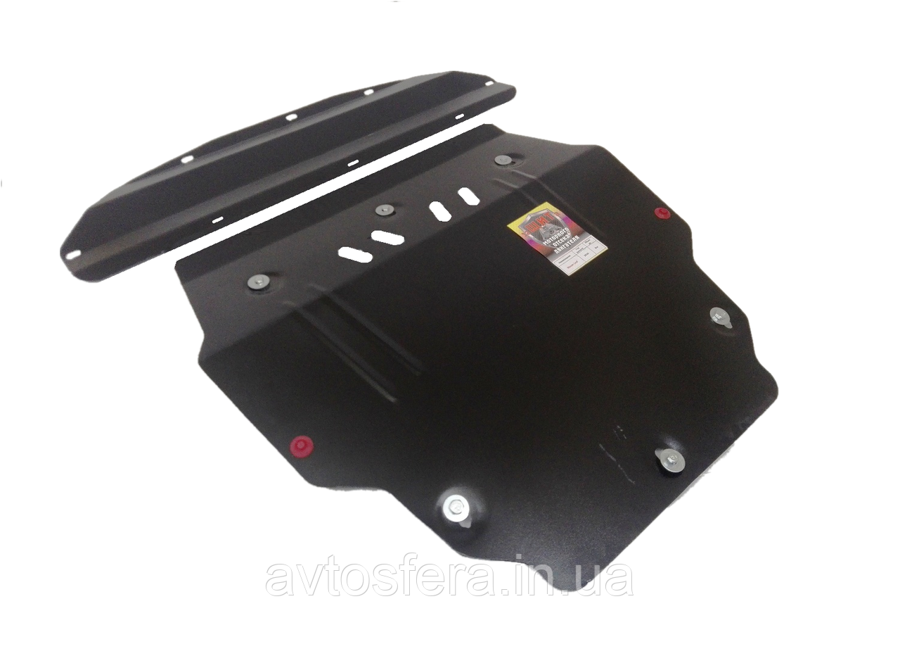 Захист двигуна і бампера Nissan Leaf II / Ніссан Ліф 2 (2017–), арт. 279/2, сталь 2 мм, ЩИТ, фото 1