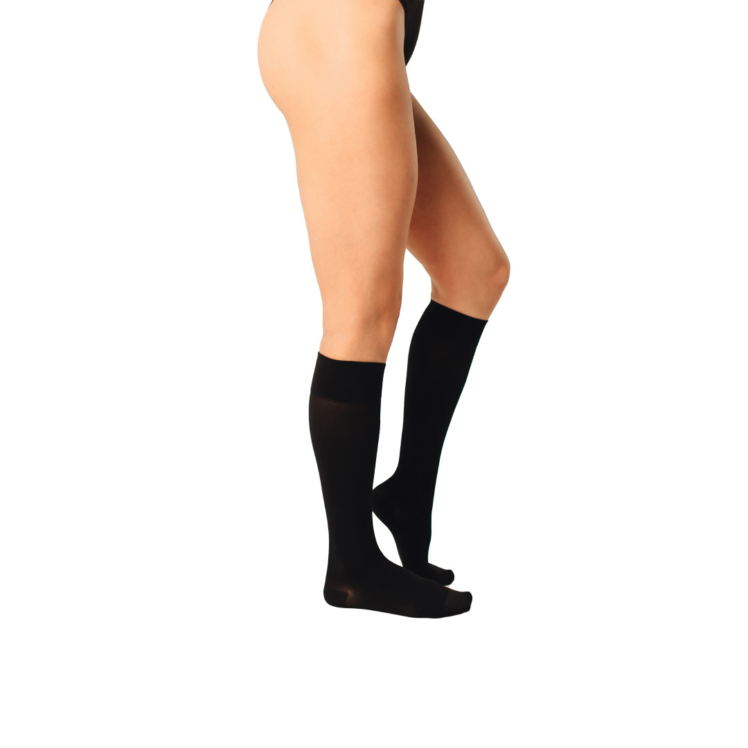 Гольфи компресійні Veinax Microtrans чорні стандартні 3 клас, фото 1