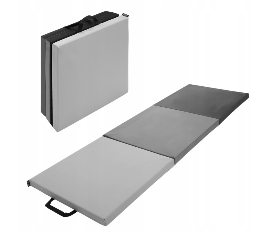 Килимок гімнастичний складаний 4FIZJO, 3-компонентний реабілітаційний матрац 180 см, фото 1