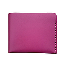 Стильний невеликий жіночий шкіряний гаманець із натуральної шкіри ручної роботи Gomin малиновий, фото 2