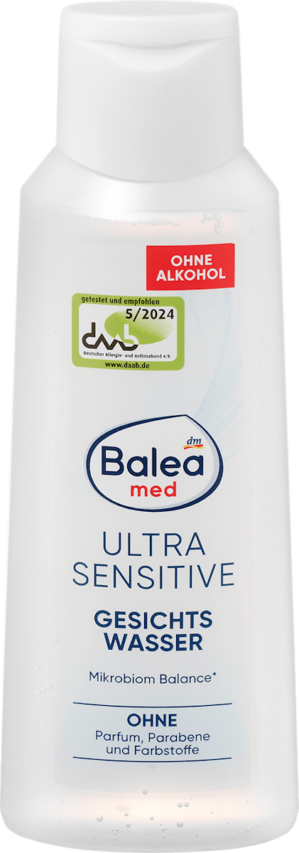Тонік для обличчя Balea med Ultra Sensitive (для дуже чутливої ​​шкіри) 200 мл, фото 1