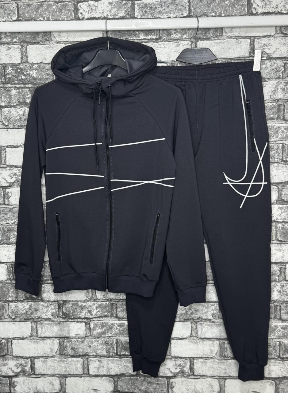 Спортивний костюм чоловічий норма двонитка трикотаж пеньє, фото 1