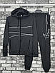 Спортивний костюм чоловічий норма двонитка трикотаж пеньє, фото 3