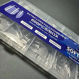 Тіпси гелеві форма "короткий квадрат" Global Fashion 600 шт