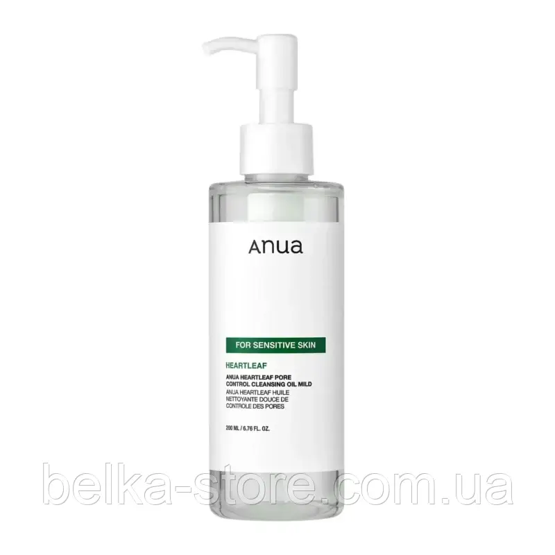 Гідрофільна олія для глибокого очищення пор Anua Heartleaf Pore Control Cleansing Oil, 200мл, фото 1