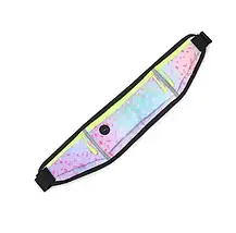 Спортивна сумка на пояс для бігу спорту фітнесу Пір'я, фото 2