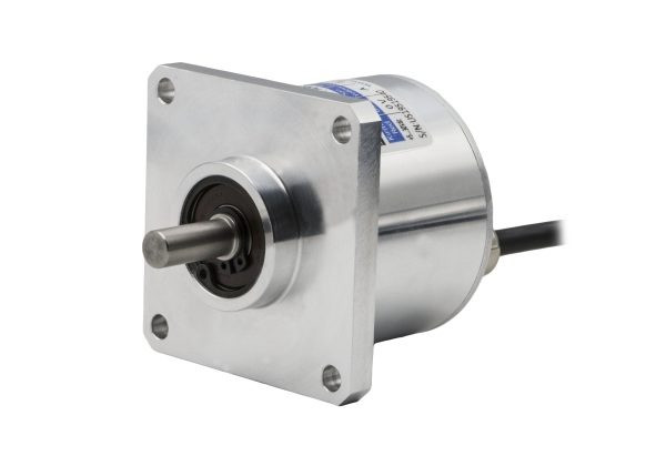 Магнітний енкодер, квадратний фланець ARK-S-58, 6mm, 1000 імп\об, HTL 10-30 VDC, 5VDC, A,/A,B,/B,Z,/Z, кабель 3м, задній, фото 1