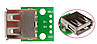 Адаптер USB DIP 4-Pin 2.54 mm на платі, фото 2