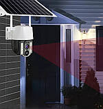 Бездротова вулична камера відеоспостереження 4G VC3-G PTZ із сонячною панеллю нічним баченням датчиком руху, фото 9