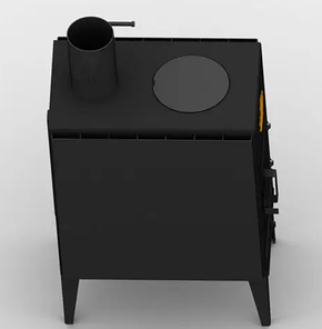 ПІЧЬ-БУРЖАЙКА CANADA З РАТІАТОРОМ, ДОЖИМ І ВАРАЧНОЮ ПОВЕРХНЕЮ "ЕКО ПІЧЬ", фото 2