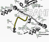 Трубка перепускна 2361306080А2 Ямз з нержавійки - ДОВІЧНА ГАРАНТІЯ, фото 2