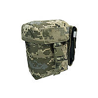 Підсумок військовий посилений, з кріпленням M.O.L.L.E, з викидним вкладишем та підсумком для турнікету, піксель