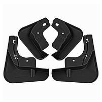 Бризковики Lesko на авто BYD Atto 3 2022+ Yuan Plus захищають кузов від бруду пилу каменів 4 шт, фото 2