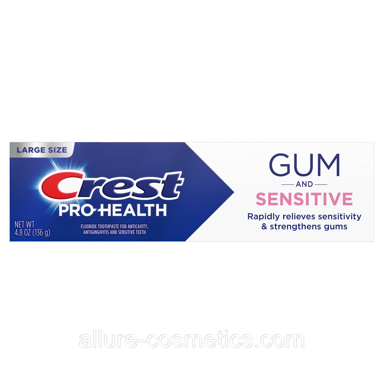 Зубна паста для чутливих зубів і ясен Crest Gum and Sensitivity Toothpaste all day protection 136 гр, фото 1