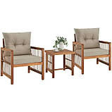 Зручні м'які меблі Eivissa для саду, фото 2