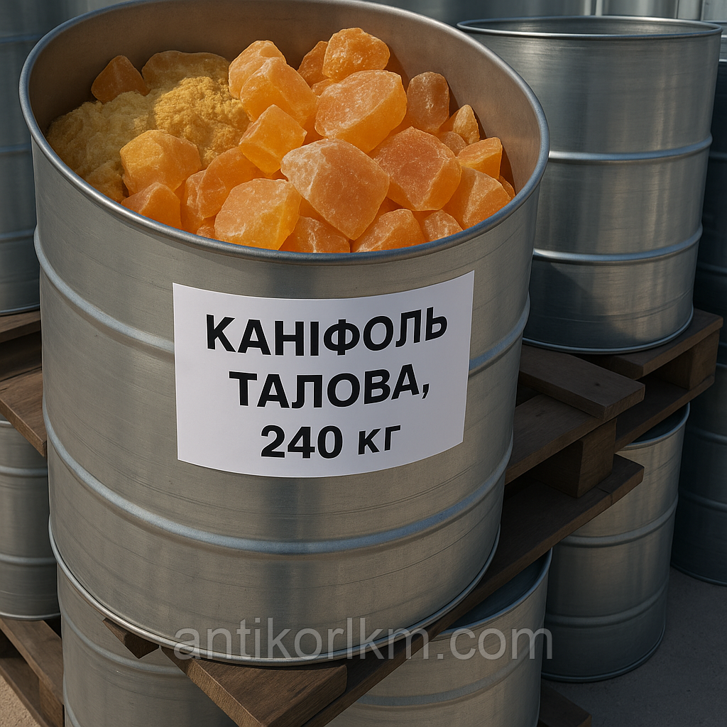 Каніфоль Талова, ГОСТ 14201-83, 240 кг, фото 1
