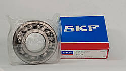 Підшипник 6204 SKF (204) розміри: 20*47*14 кульковий радіальний