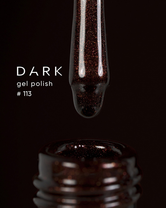 Dark gel polish 113, 6 ml, фото 1