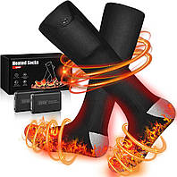 Термошкарпетки QZLGD 5V 5000mAh з акумулятором, регульованою температурою, для чоловіків і жінок