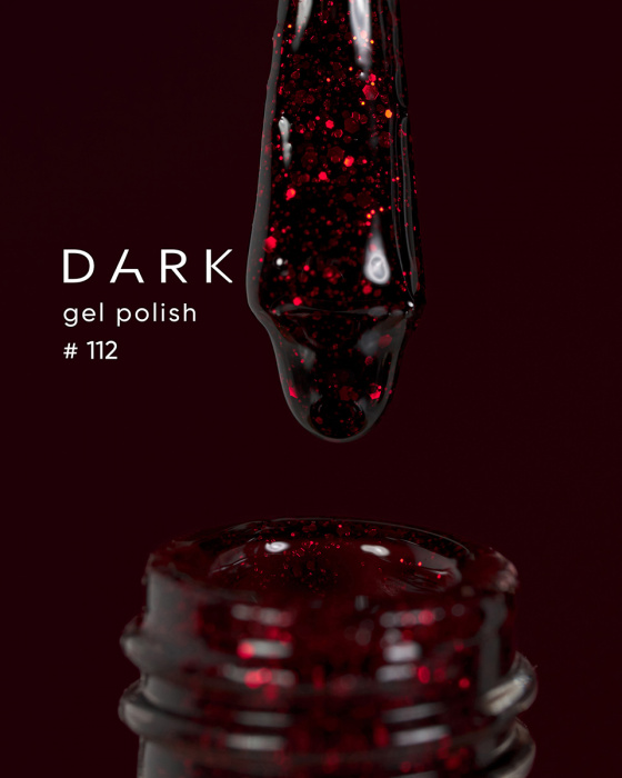 Dark gel polish 112, 10 ml, фото 1