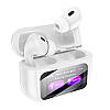 Безпровідні навушники в кейсі з дисплеєм HOCO EW72 Lite Soar Білий, фото 3