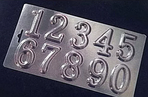 Цифри пластикова форма