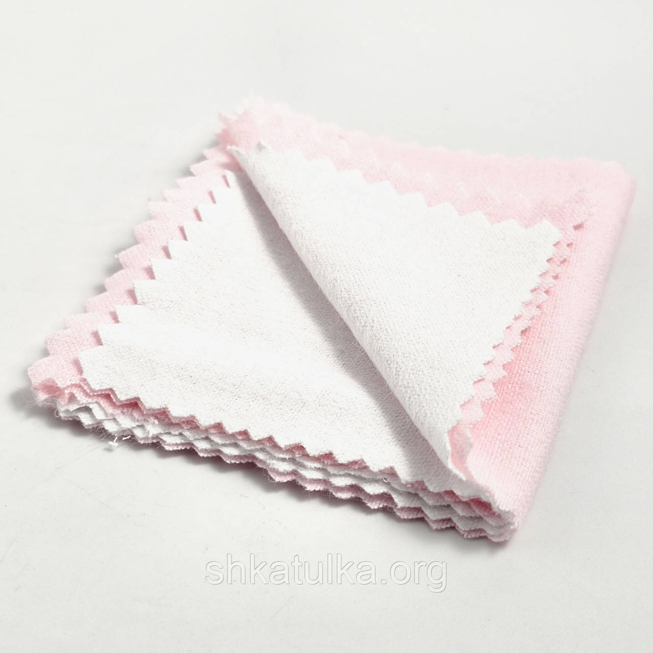 Серветка для чищення ювелірних виробів з бавовняної фланелі маленька