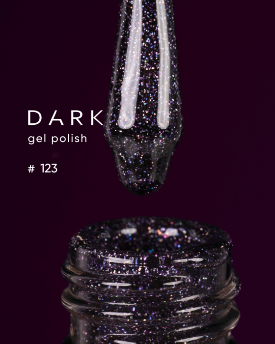 Dark gel polish 123, 6 ml, фото 1