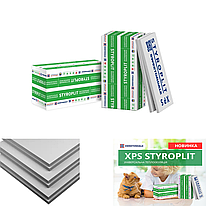 Екструдований пінополістирол STYROPLIT 1180х580х30 мм (лист - 0.6844 м.кв.)