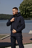 Костюм чоловічий soft shell синій комплект демісезонний тактичний водонепроникний вітрозахисний одяг