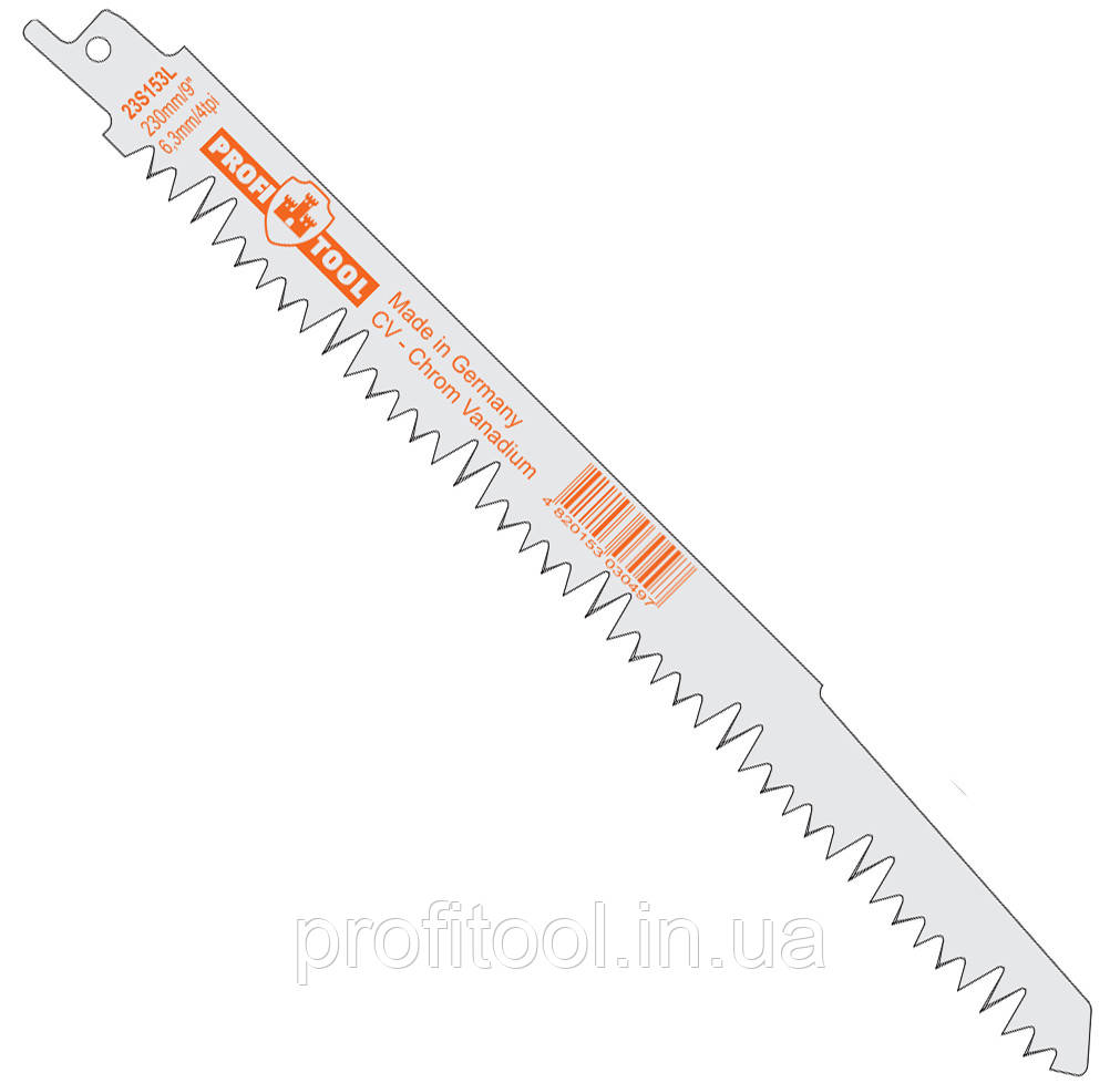 Полотно для шабельних пилок PROFITOOL 210/230x19x1,2 мм (23S1531L), фото 1