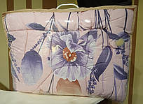 Ковдра з овечої вовни в бязі 140x205 см