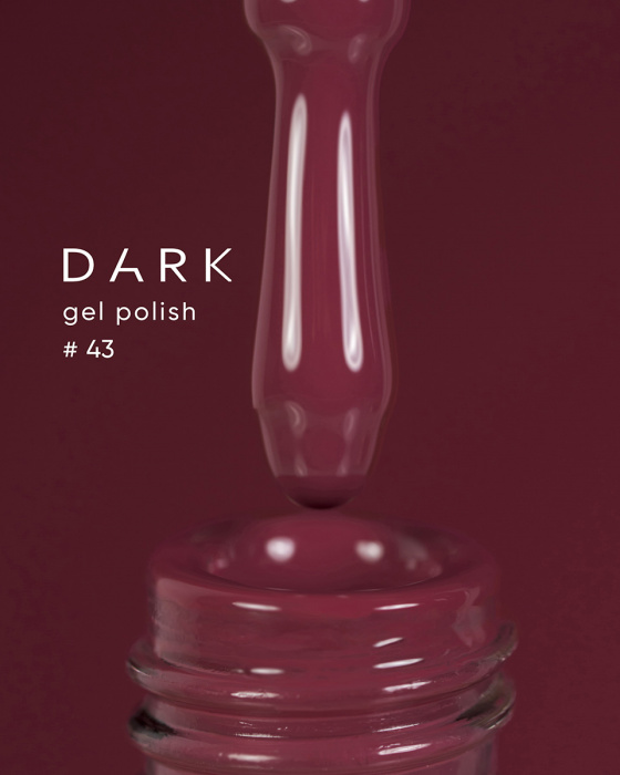 Dark gel polish 043, 6 ml, фото 1