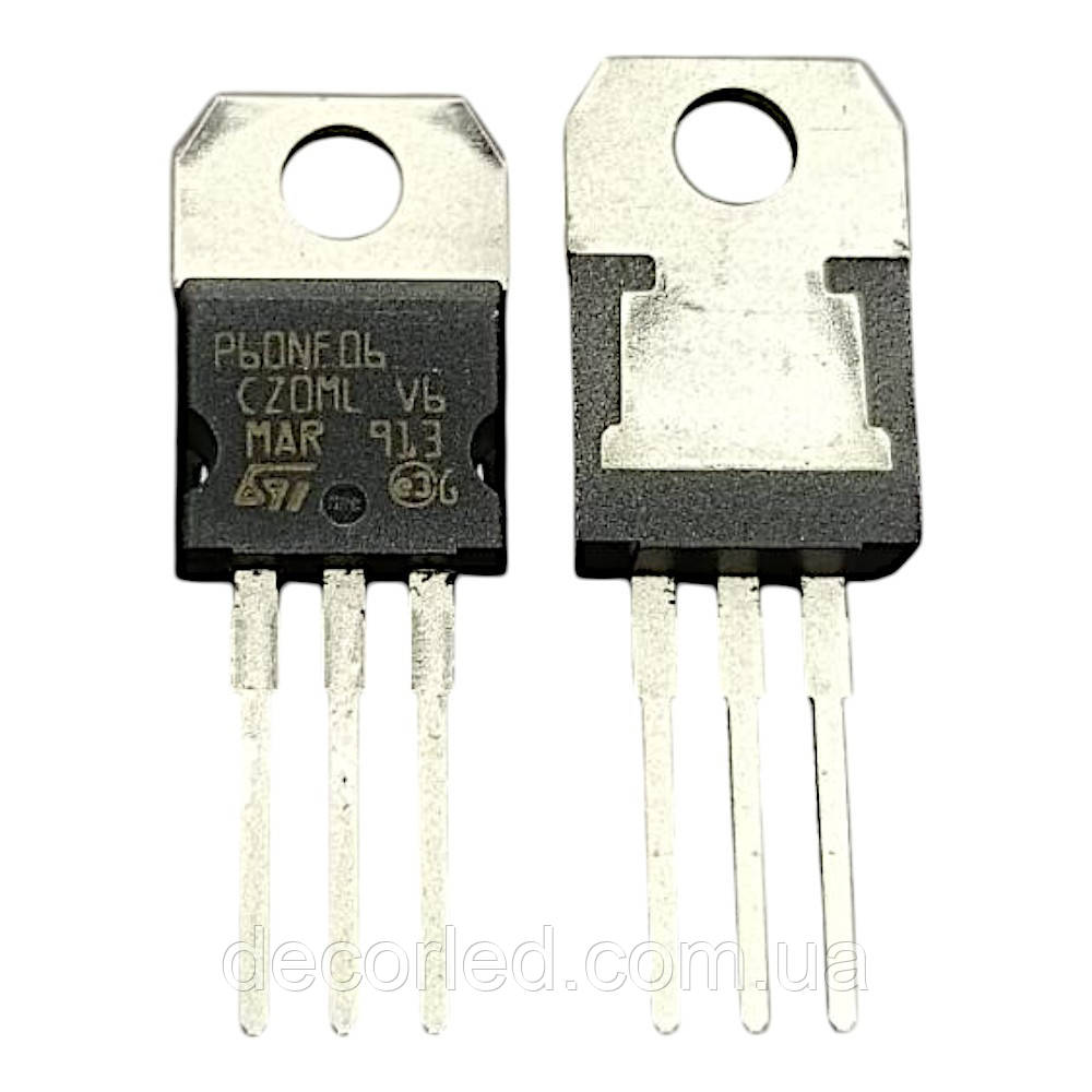 Транзистор STP60NF06 TO-220 /ST, фото 1