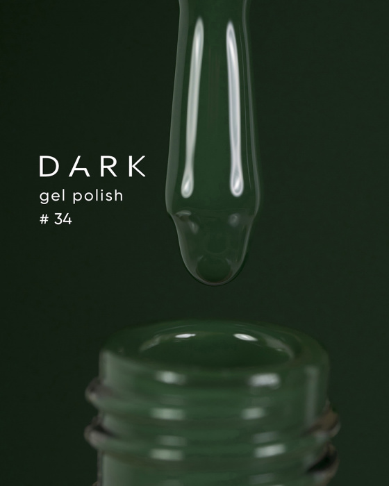 Dark gel polish 034, 6 ml, фото 1