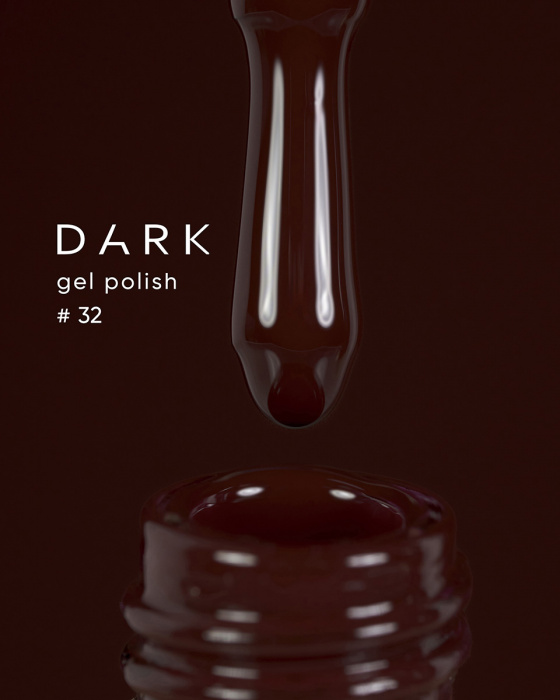 Dark gel polish 032, 10 ml, фото 1