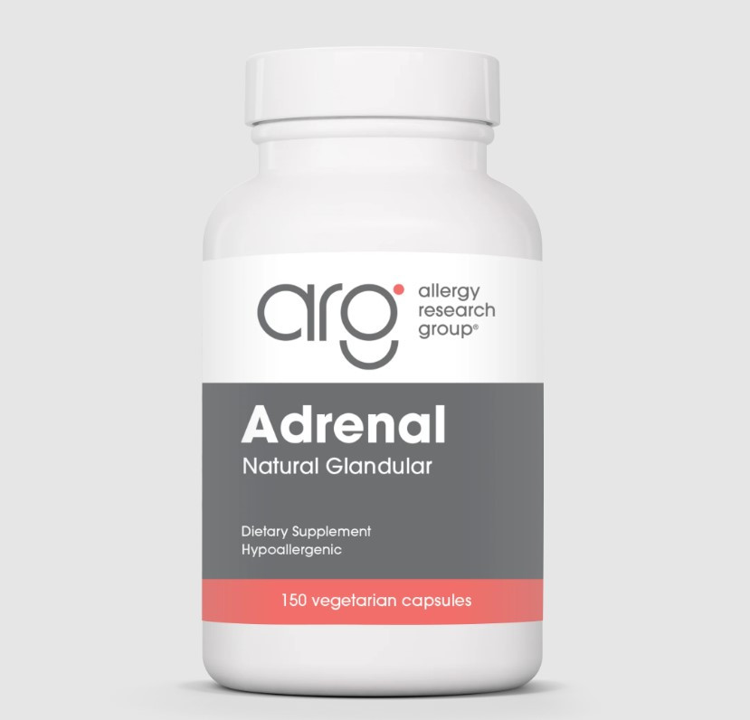 Allergy Research Adrenal Natural Glandular / Надниркова тканина (яловичина) 150 капсул, фото 1