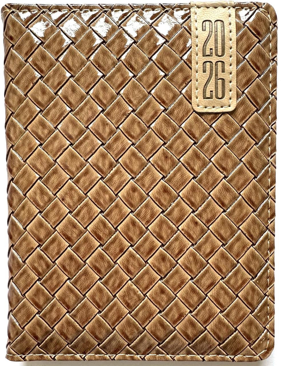 Щоденник 2026р. Bourgeois А-6 шкірзам 9933 #