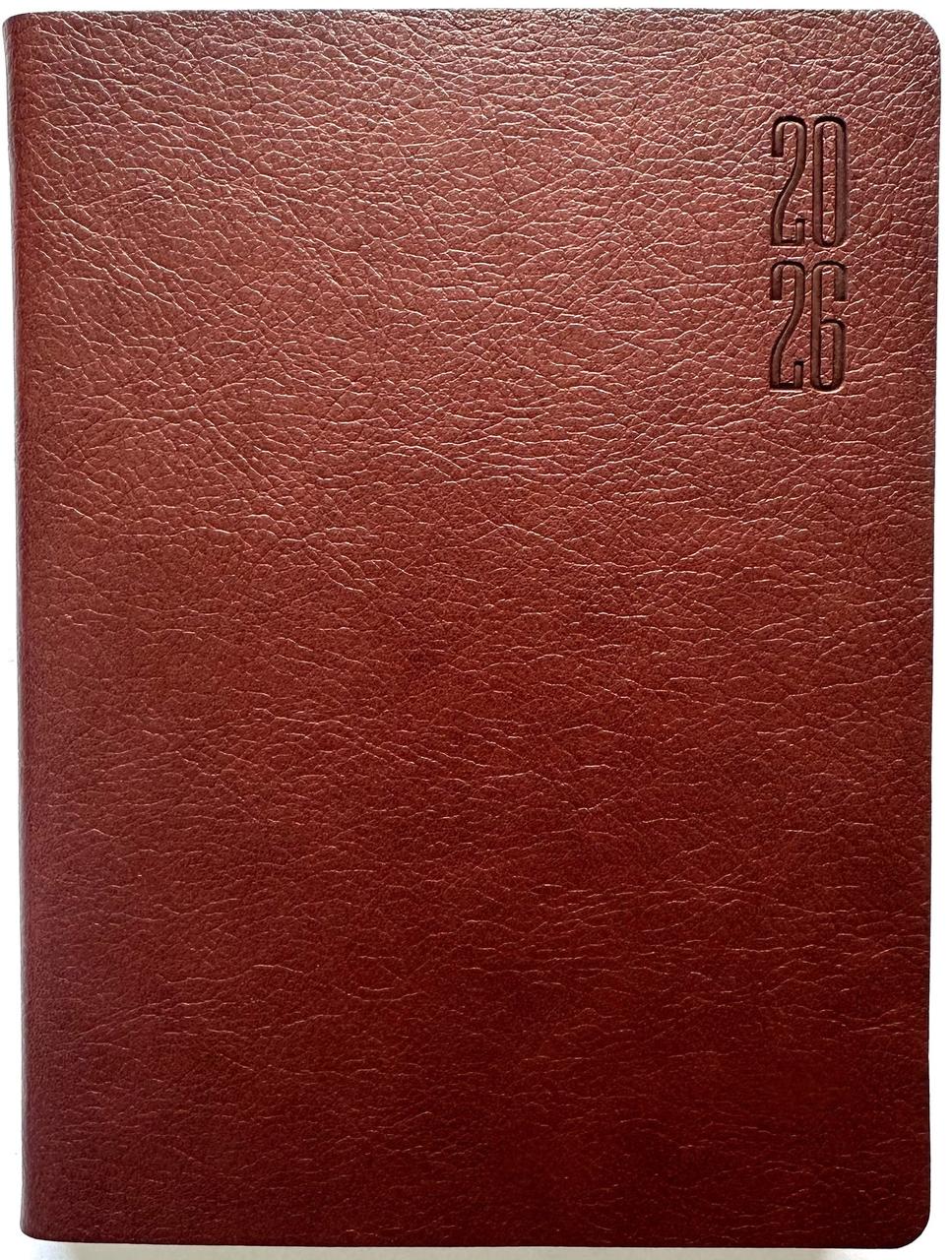 Щоденник 2026р. Bourgeois А-6 шкірзам 9915 #