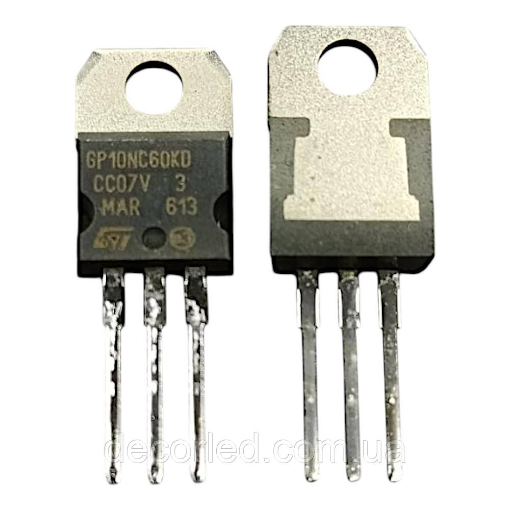Транзистор STGP10NC60KD TO-220 /ST, фото 1